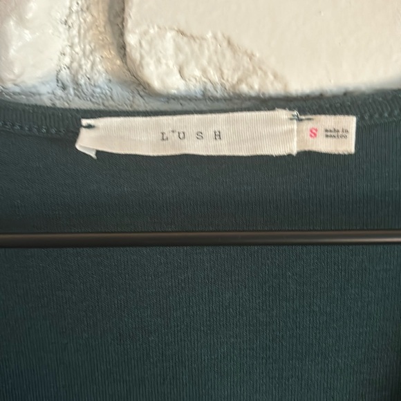 Lush Women’s forest green long sleeve midi dress - Picture 2 of 5